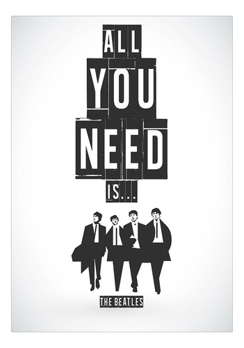 All You Need Is Beatles #05! - Lamina Autoadhesiva 21 X 29 C