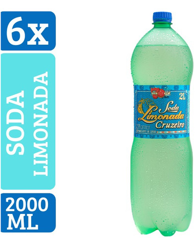 Kit Cruzeiro Soda Limonada Pet 2l (6un)