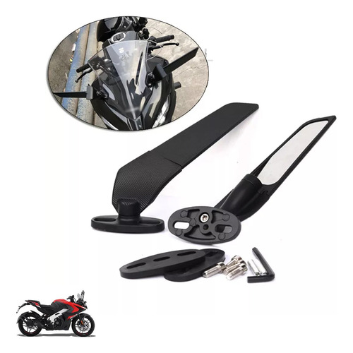 Espejos Tipo Aleron Para Italika Pulsar Rs250 Rs200
