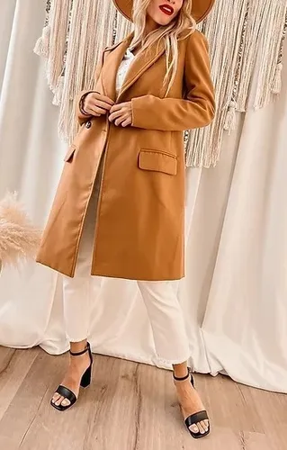 Tapado De Paño Largo Elegante Abrigado Lituania