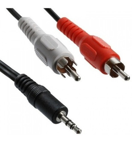 Imagen 2 de 3 de Cables Conectores Audio De Auxiliar A Rca Imexx