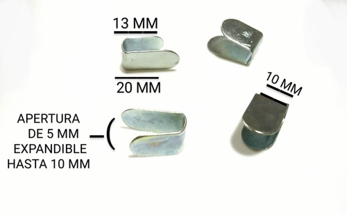 Imagen 2 de 10 de Grampas Para Cuadros Vidrio Con Vidrio Con Fibrofácil