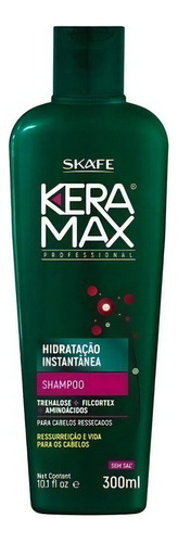  Shampoo Hidratação Instantânea Keramax Skafe 300ml