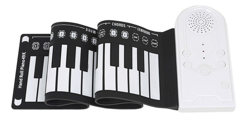 Para Teclado Electrónico Plegable 49keys Enrollable Piano Y