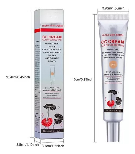 2crema Cc Que Cambia De Color Coreana,2 En 1 Para El Cuidado