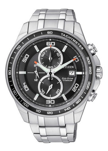 Reloj Citizen Eco-drive Titanio Ca0340-55e Cristal Zafiro Gris (Usado)