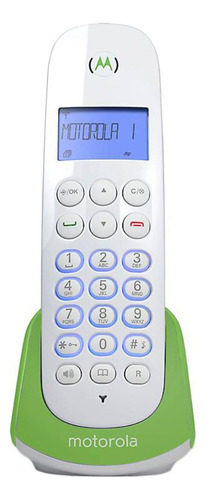 Teléfono Inalámbrico Motorola M750 Blanco Verde