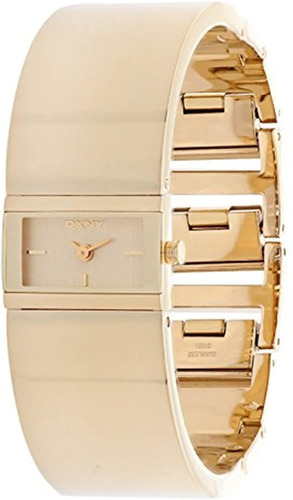 Relógio Original Dkny Dourado Estilo Bracelete Frete Grátis