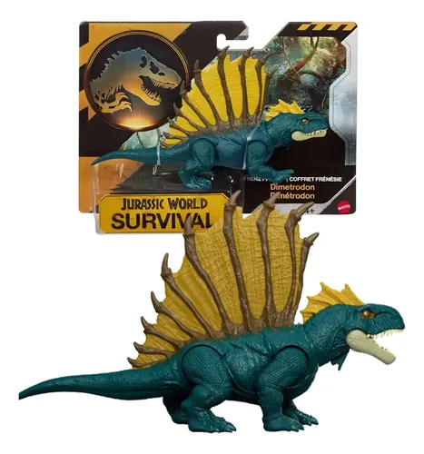 Boneco Dinossauro Jurassic World Dimetrodon Survival Mattel