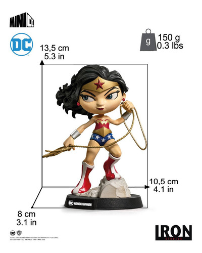 Minico Mulher Maravilha Comics Original