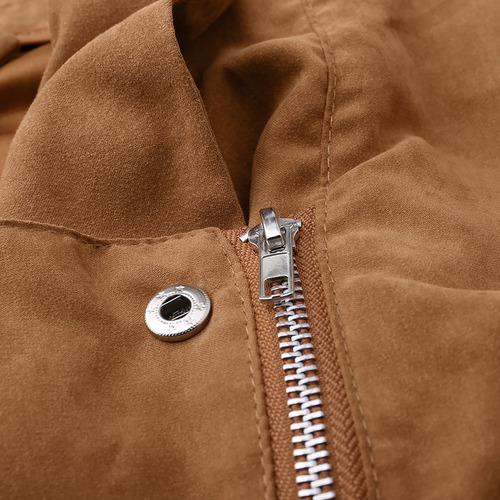 Chaqueta De Punto Corta Con Cremallera Y Frente Abierto De M