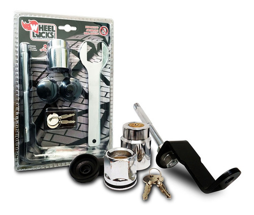 Imagen 1 de 7 de Kit De Seguridad Antirrobo Para Auxilio Amarok Wheel Locks
