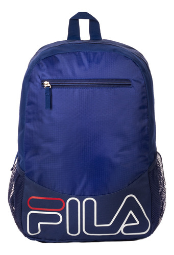 Mochila Fila Logo Bordado Azul Backpack
