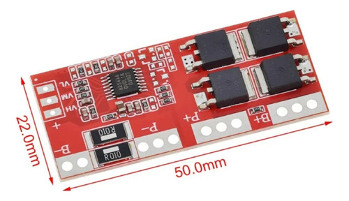 Pack 3 Pcs. Modulo Bms Carga Y Descarga Batería 18650 4s 30a
