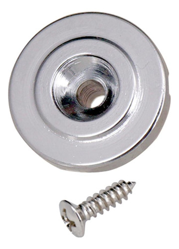 2x Retenedor De Cuerda De Guitarra Eléctrica De Bajo Plata