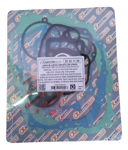 Junta Completa Zanella Rx 150 Brava Altino Motomel Cg 150