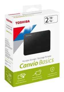 Disco Duro Externo 2 Tb Toshiba Canvio Basics Usb 3.0