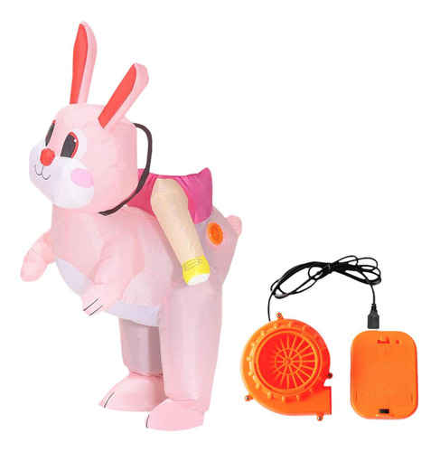 Disfraz Inflable De Conejo De Pascua Lindo Para Adolescente