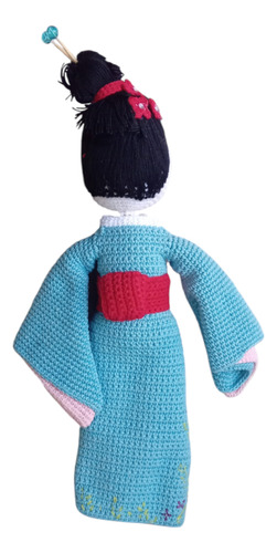 Geisha Muñeca Amigurumi