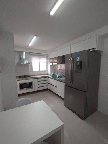 Apartamento Mobiliado Com 3 Dormitórios À Venda, 128 M² Por R$ 899.000 - Centro - Santo André/sp - Ap5811