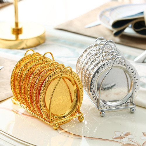 Soporte De Exhibición Para Estante De Platos, Mini Plata