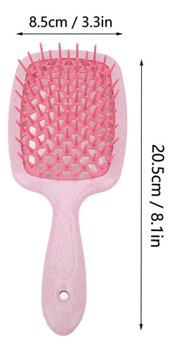 Cepillo De Pelo Con Ventilación Curvada, Paleta De Masaje