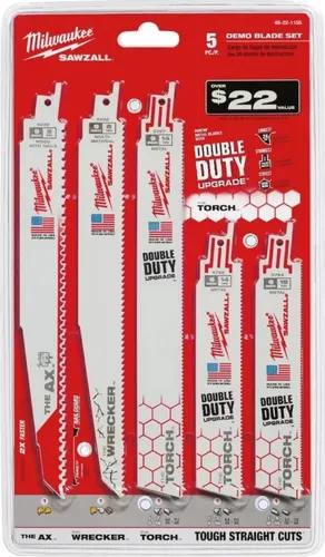 comprar Kit 5 Hojas De Sierra Sable Demolición Milwaukee - Tyt