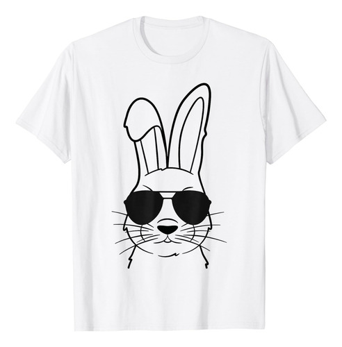 Cool Bunny Face Con Gafas De Sol Para Niños Y Hombres  Camis