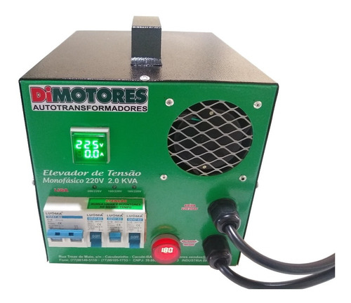 Autotransformador Elevador De Tensão 1.5kva Monofásico 220v