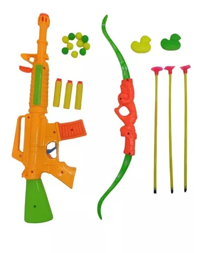 Kit Com Duas Armas Brinquedo Lança Dardos Com Alvo Pistola Infantil  Importway Arminhas Para Crianças - Lançadores de Dardos - Magazine Luiza