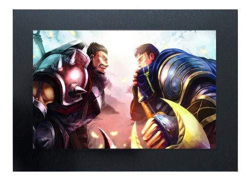 Cuadro De Darius Y Garen League Of Legends