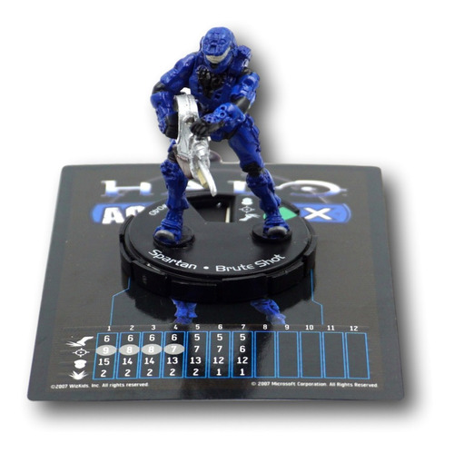 Halo Actionclix Blue Spartan Brute Shot #40