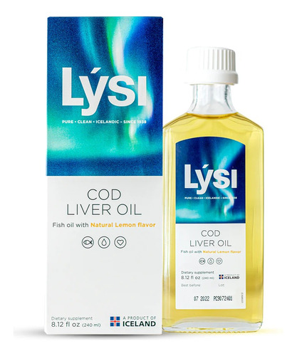 Lysi Omega3 Aceite Hígado Bacalao Vitamina A,d Y E Limón