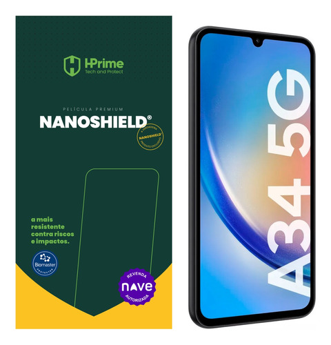 Película Premium Hprime Nanoshield Para Samsung Galaxy A34