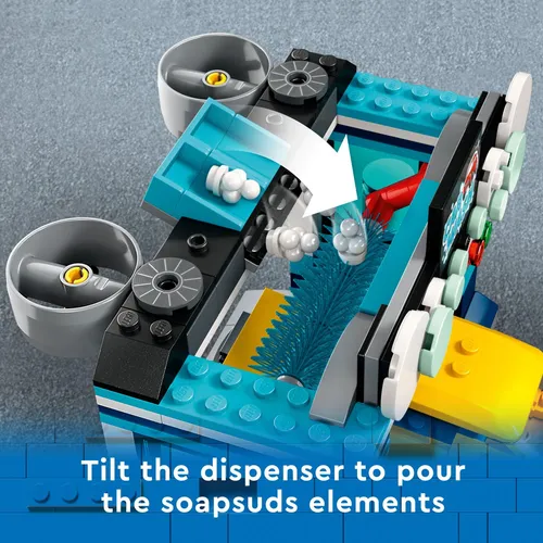 Set De Juguetes De Construcción Lego City Car Wash 60362 Par