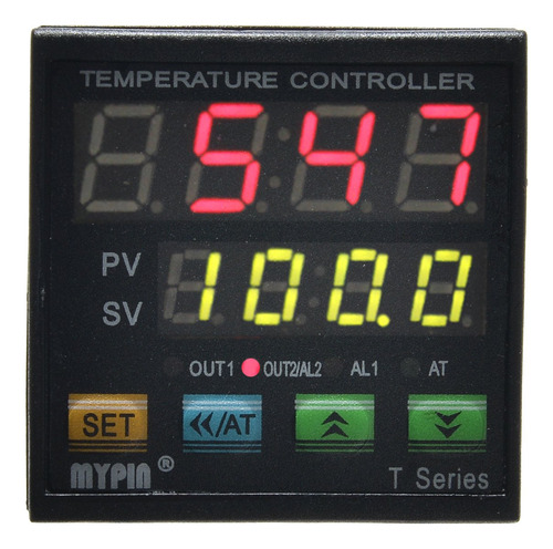 Mypin Reg; Ta4-snr+k Controlador Temperatura Dual Termopar