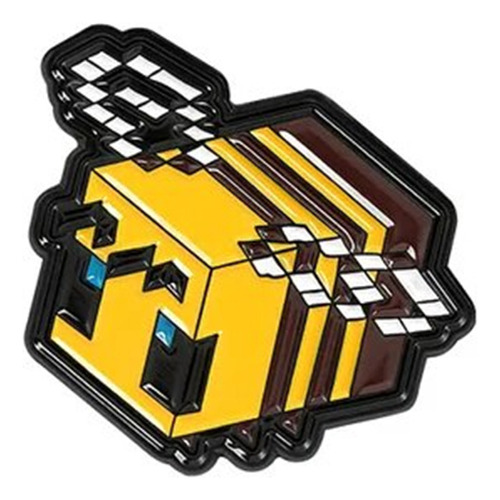 Pin Abeja De Minecraft Amarilla Broches Metálicos Soft Pins