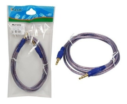 Imagen 2 de 2 de Cable Plug 3.5mm Macho Macho 3 Metros 3mts Auxiliar Plus