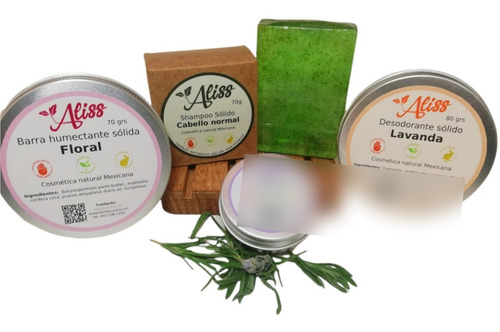 Kit Regalo Cosmetica Natural Aseo Personal Aliss