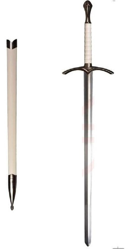 Espada Glamdring Blanca De Gandalf 90 Cm Con Funda