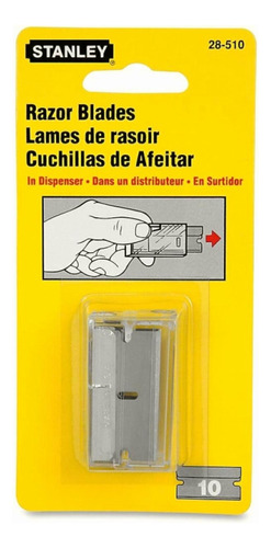 Stanley Hojas De Repuesto Para Raspador 10 Piezas 28-510