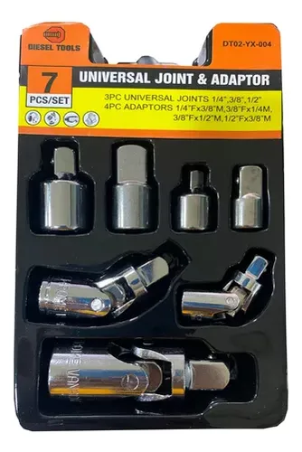 Adaptador+cardan Set 7 Pzs