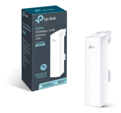 Enlace Internet Tp-link Cpe510 Punto A Punto 15km 5.8ghz