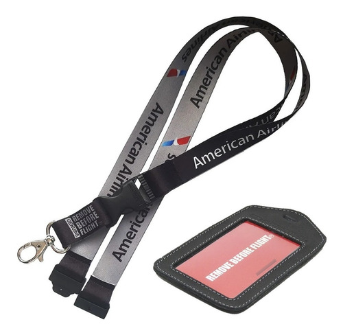 Lanyard American Airlines + Id Holder Remove Before Flight®