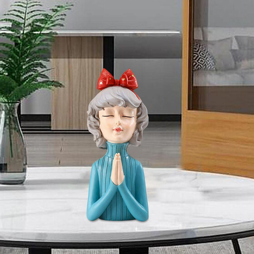 Escultura De Estilo Nórdico Para Mujer, Estatua Para