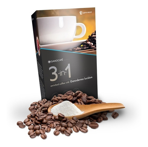 Ganoderma Gano Cafe 3 En 1 Oferta 4 Cajas Hongo Usa Full