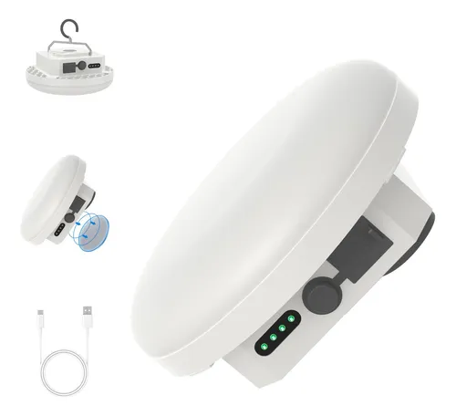 Linterna Led Recargable De 10500 Mah Con 4000 Lumenes, Ipx5,