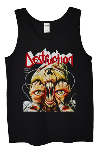 Polera Musculosa Destruction Release From  Metal Abominatron