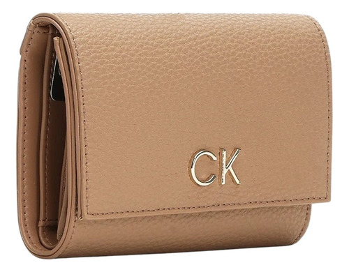 Calvin Klein Billetera Mujer Café Claro