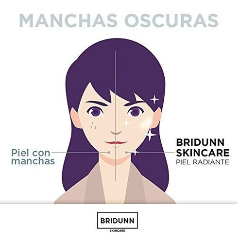 Imagen 4 de 9 de Crema Despigmentante Quita Manchas Y Paño Bridunn Skincare